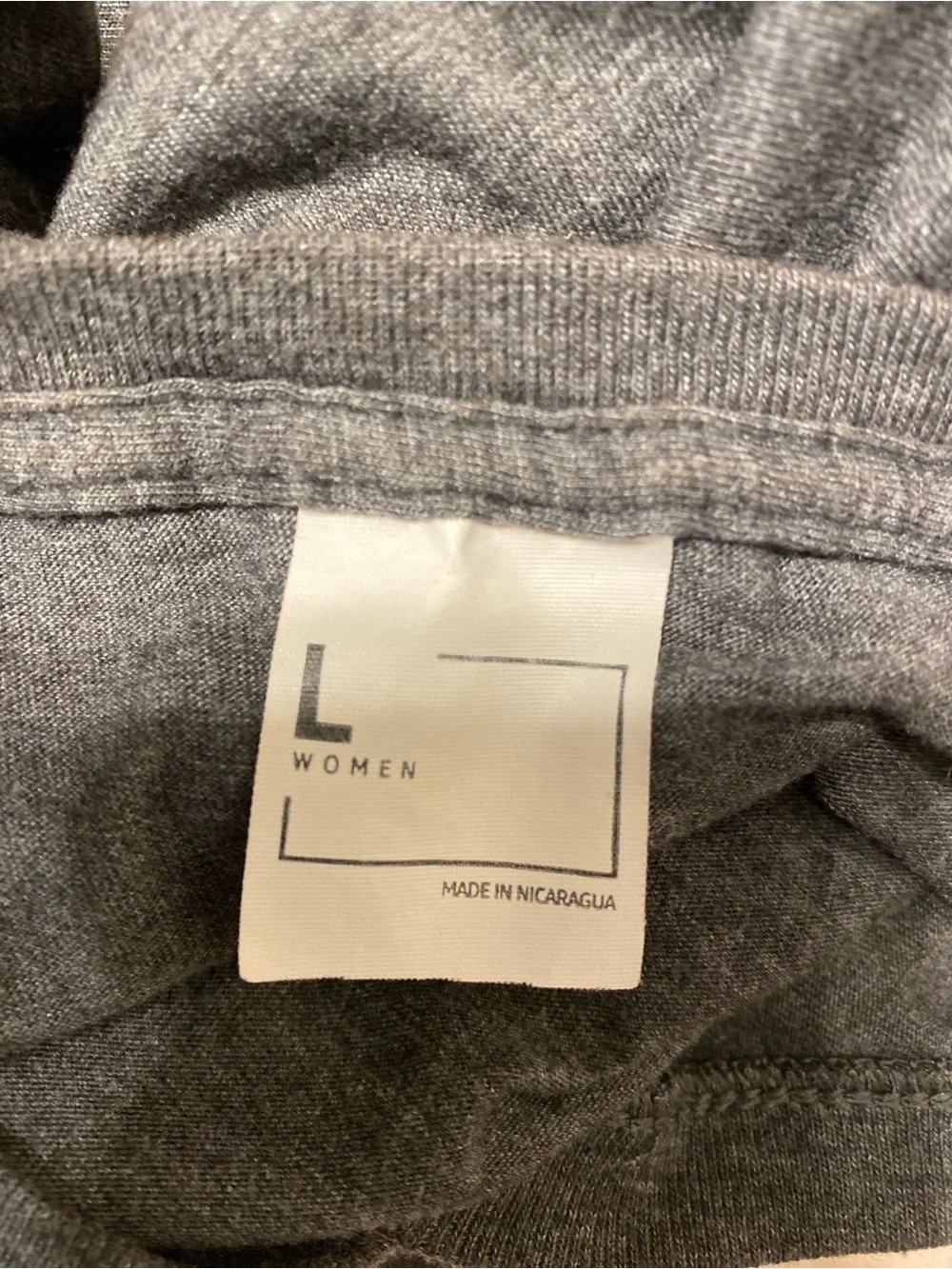 Cat Servant Graphic V-Neck Tee - Dark Grey L